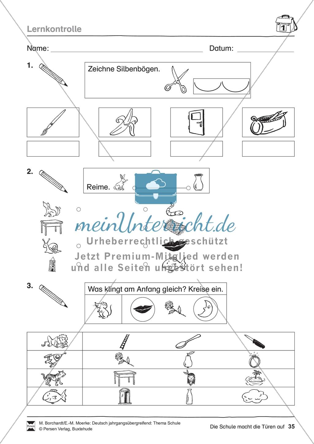 Deutsch jahrgangsübergreifend: Thema Schule Preview 37