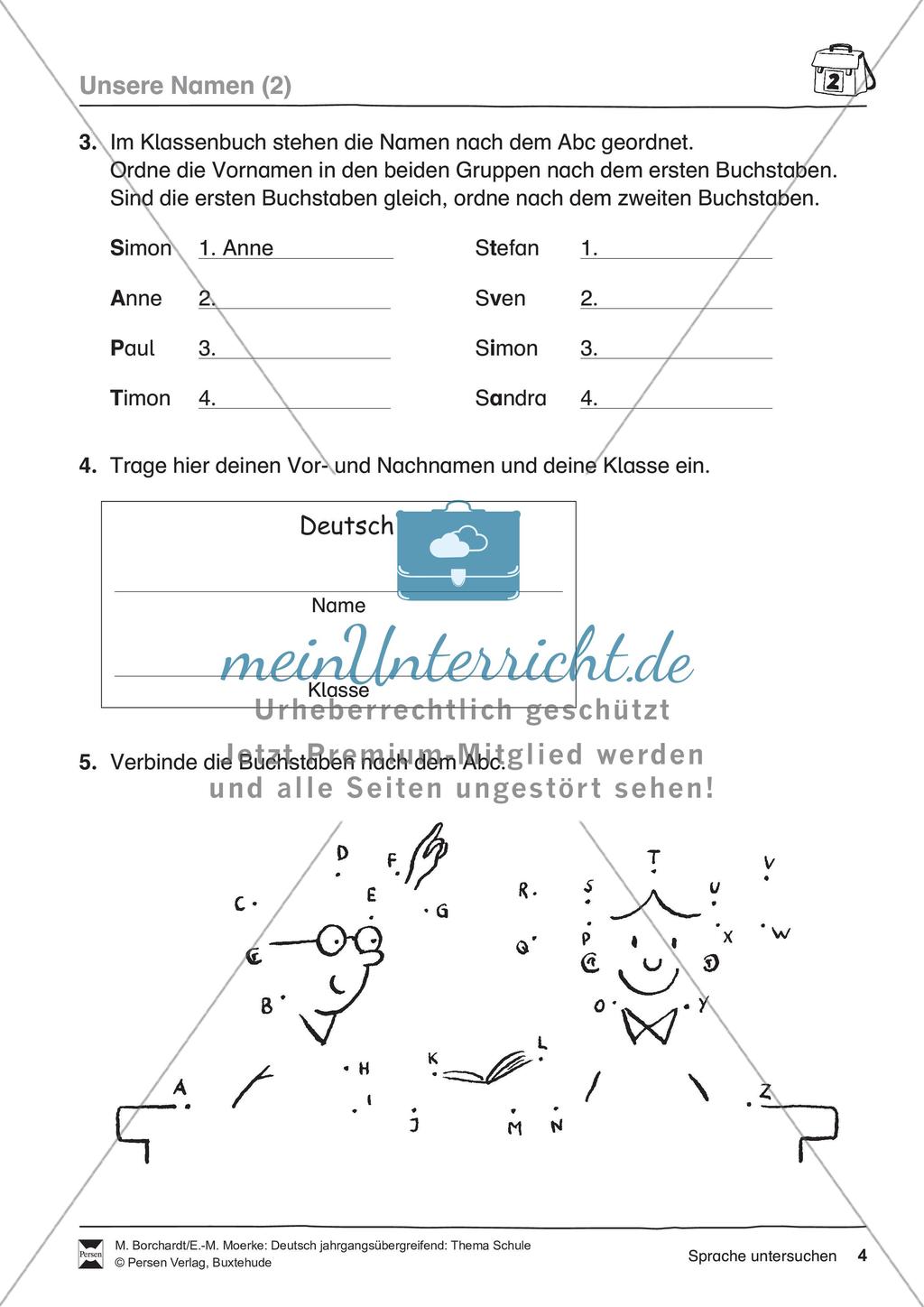 Deutsch jahrgangsübergreifend: Thema Schule Preview 6