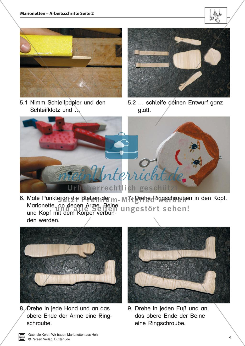 Bau von Marionetten aus Holz Preview 6