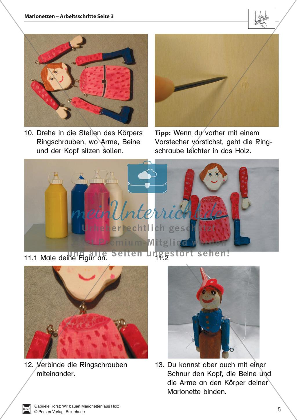 Bau von Marionetten aus Holz Preview 7