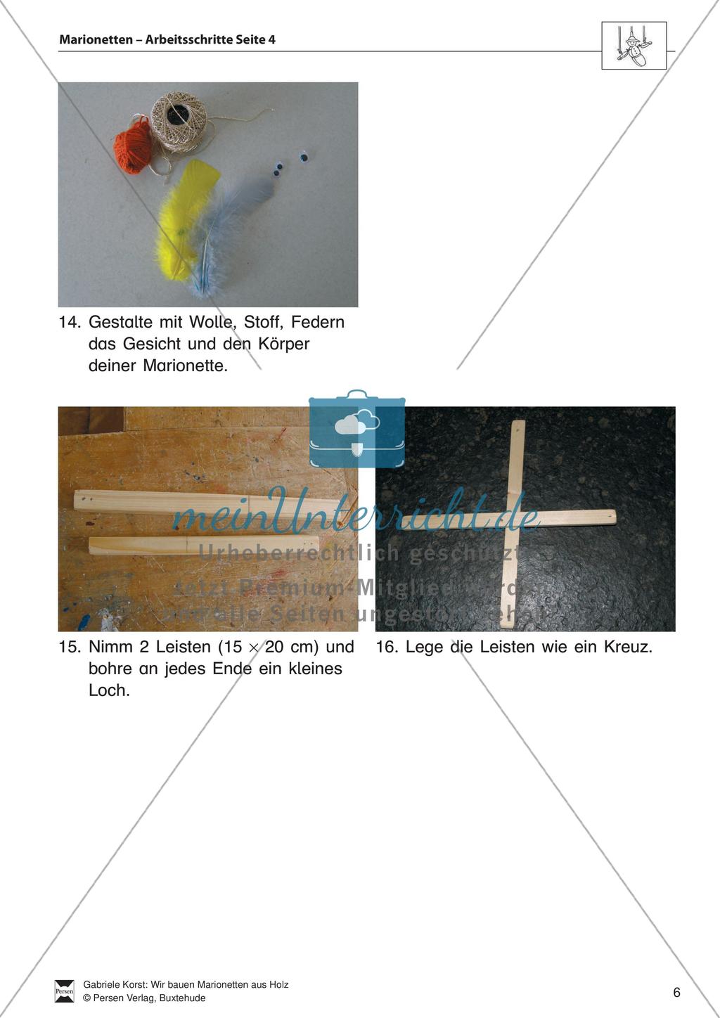 Bau von Marionetten aus Holz Preview 8
