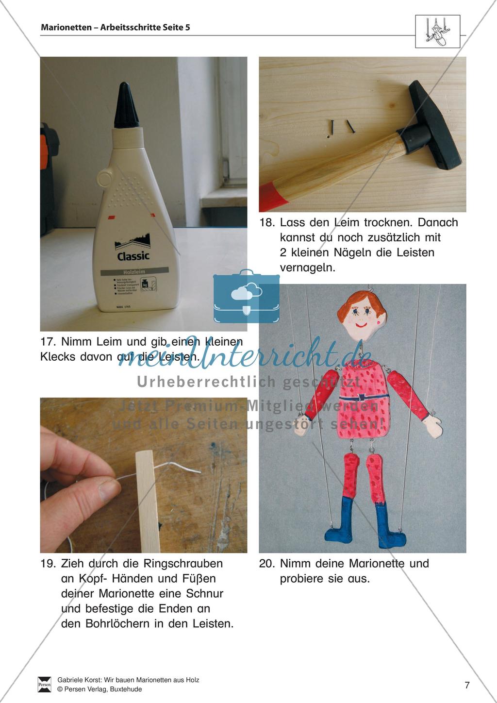 Bau von Marionetten aus Holz Preview 9