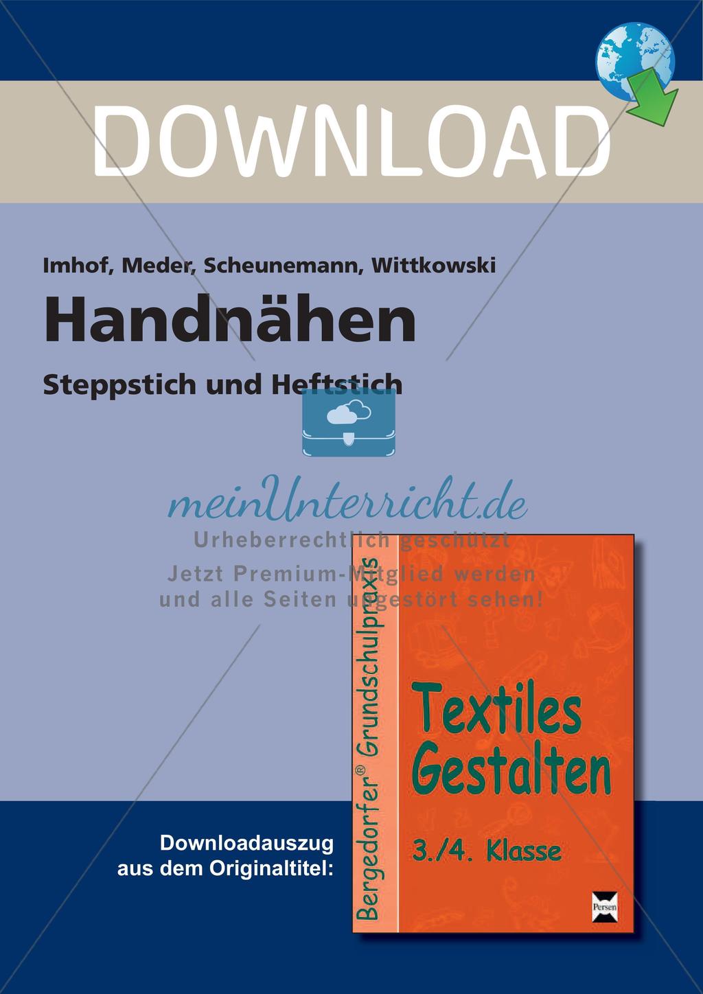 Textiles Gestalten: Handnähen Preview 1