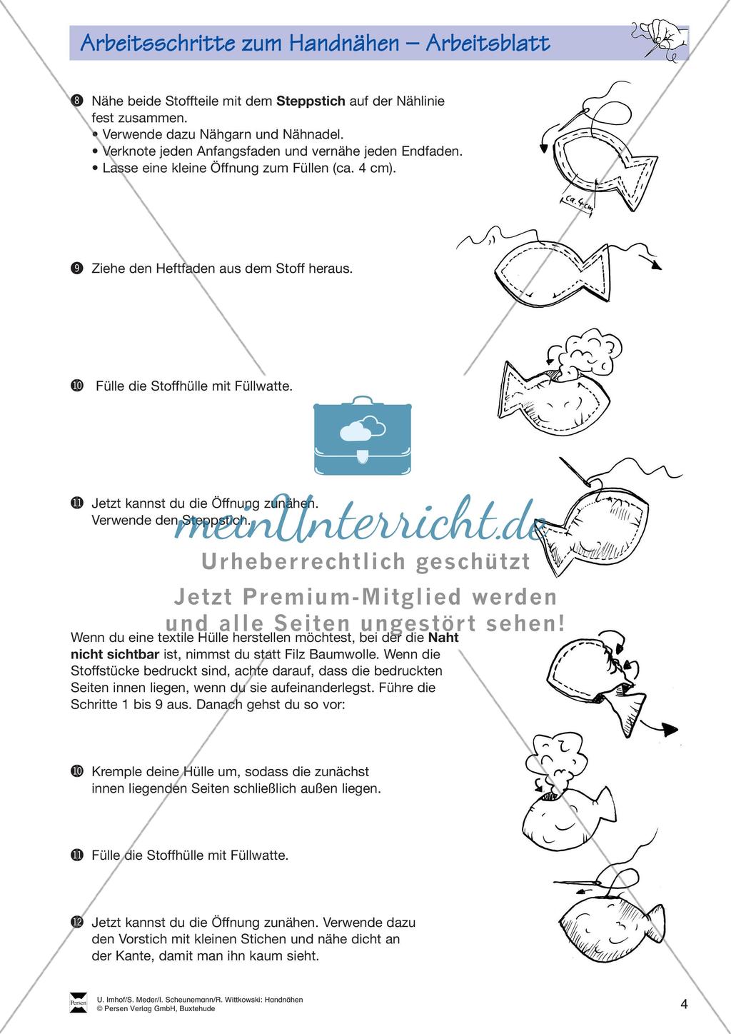 Textiles Gestalten: Handnähen Preview 6