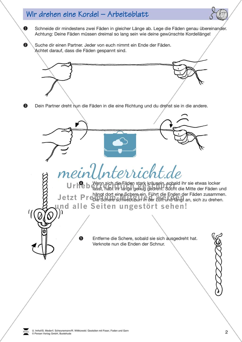 Textiles Gestalten: Faser, Faden und Garn Preview 4
