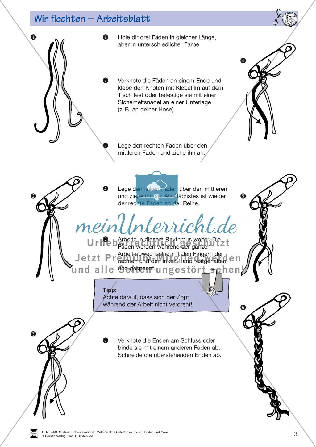 Textiles Gestalten: Faser, Faden und Garn Preview 5