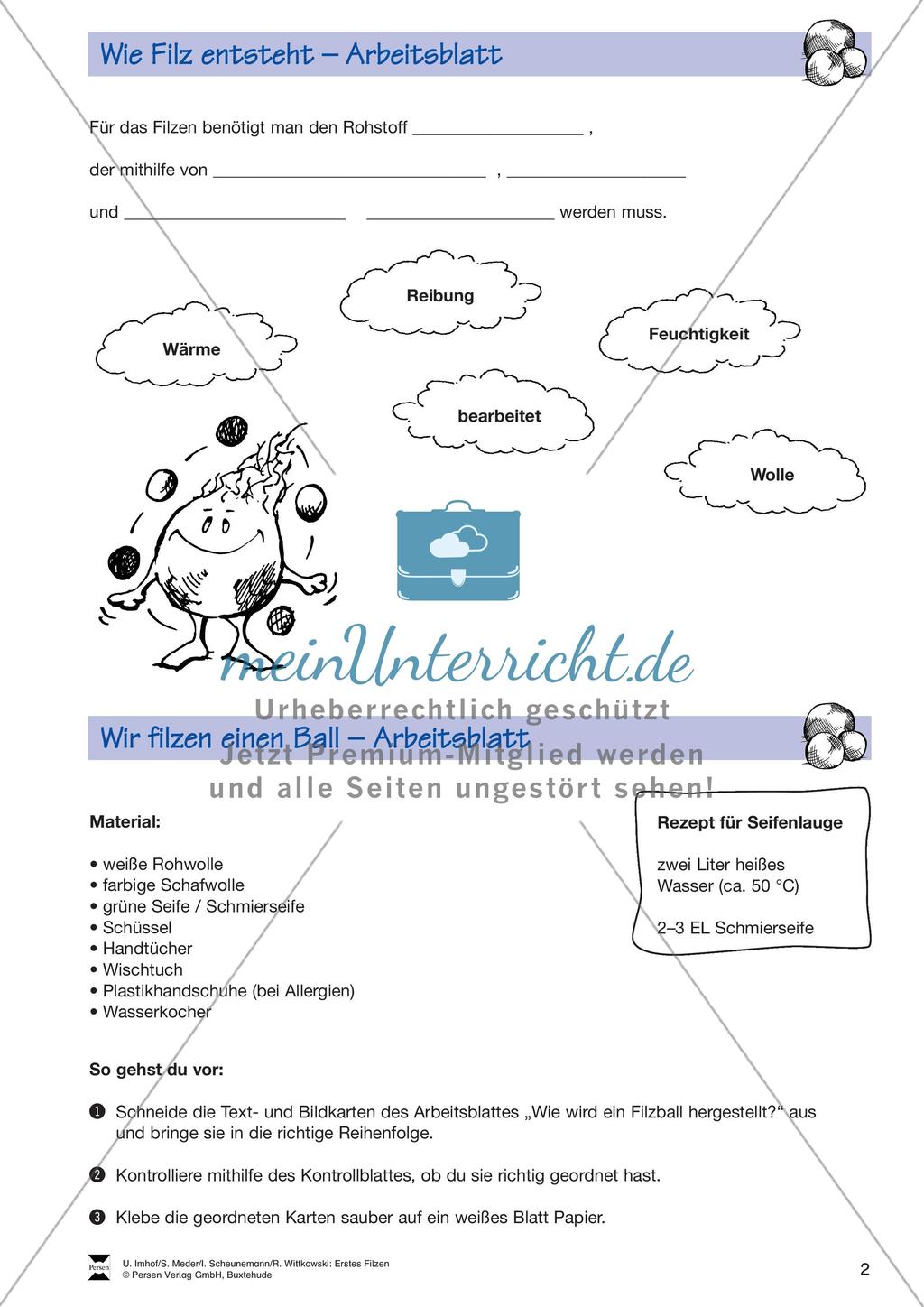 Textiles Gestalten: Filzen Preview 4