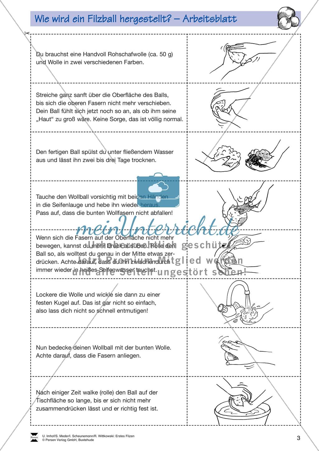 Textiles Gestalten: Filzen Preview 5