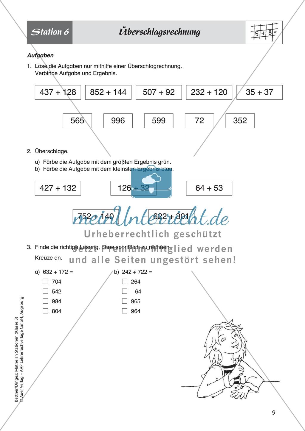 Mathe an Stationen: Addition Preview 11