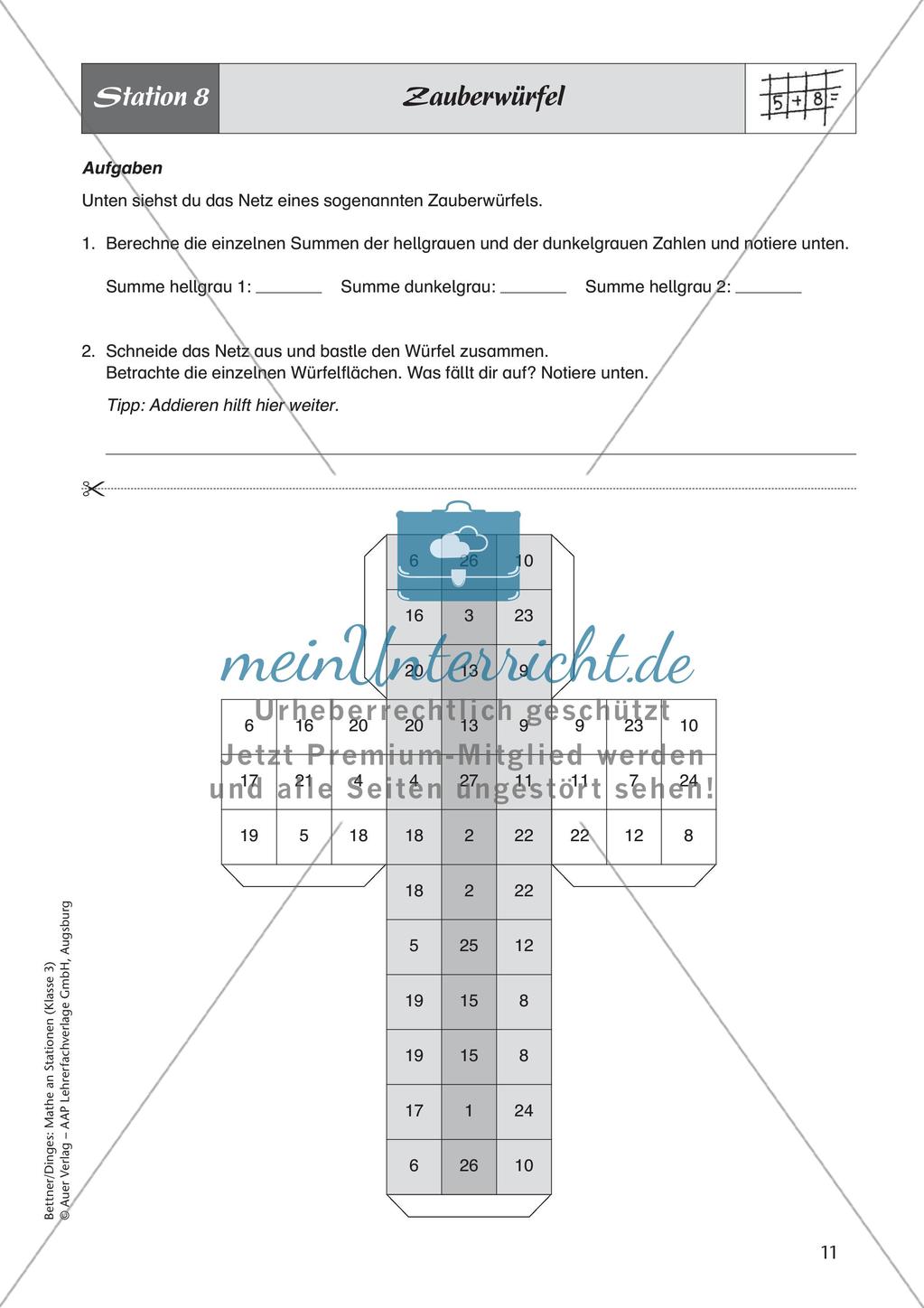 Mathe an Stationen: Addition Preview 13