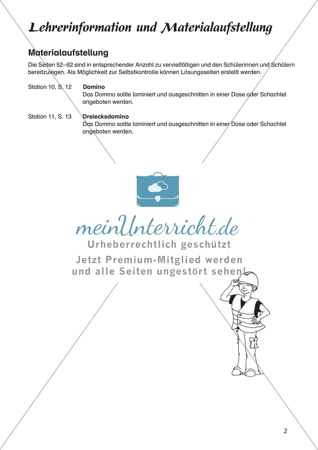 Mathe an Stationen: Subtraktion Preview 4