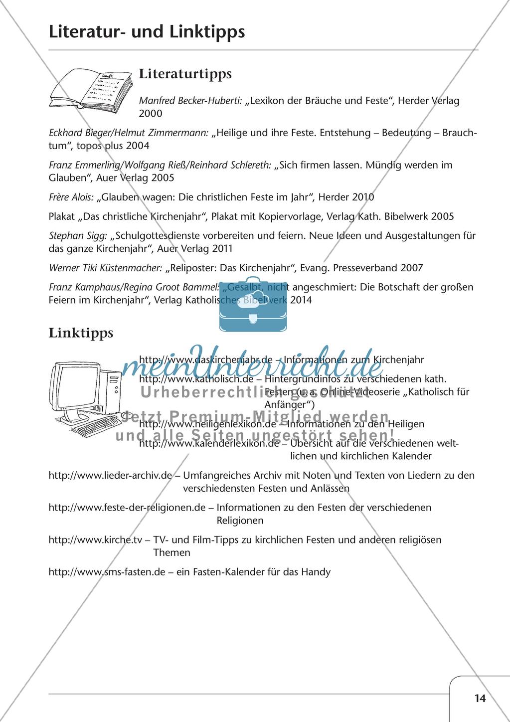 Das Kirchenjahr: Unterrichtsideen zum Januar Preview 16