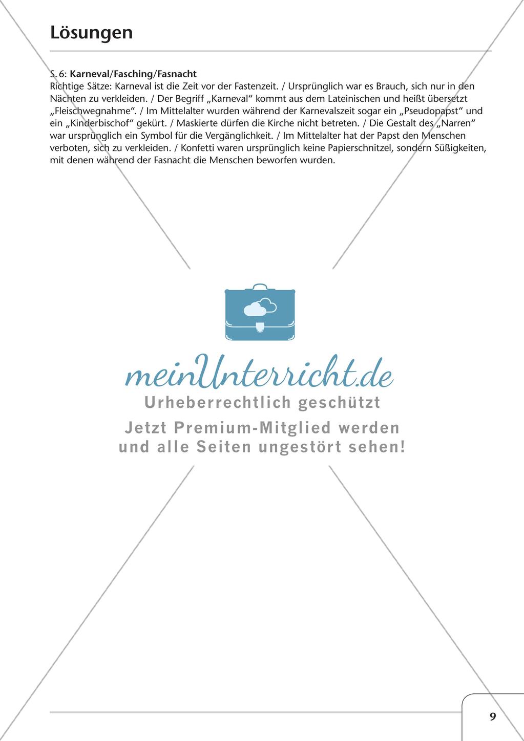 Das Kirchenjahr: Unterrichtsideen zum Februar Preview 11