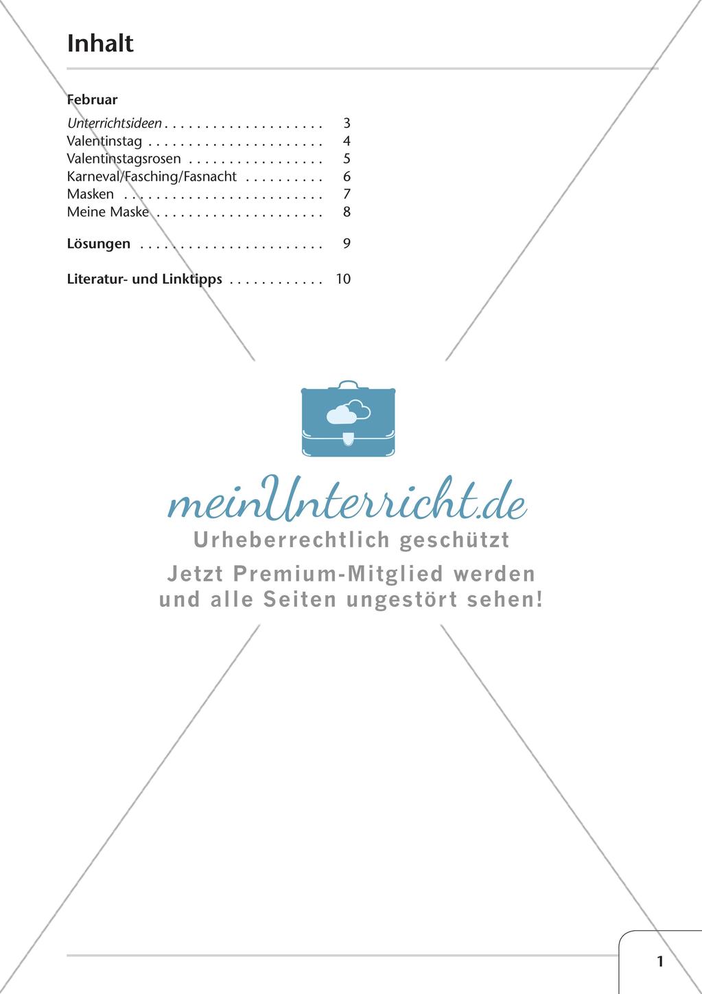 Das Kirchenjahr: Unterrichtsideen zum Februar Preview 3