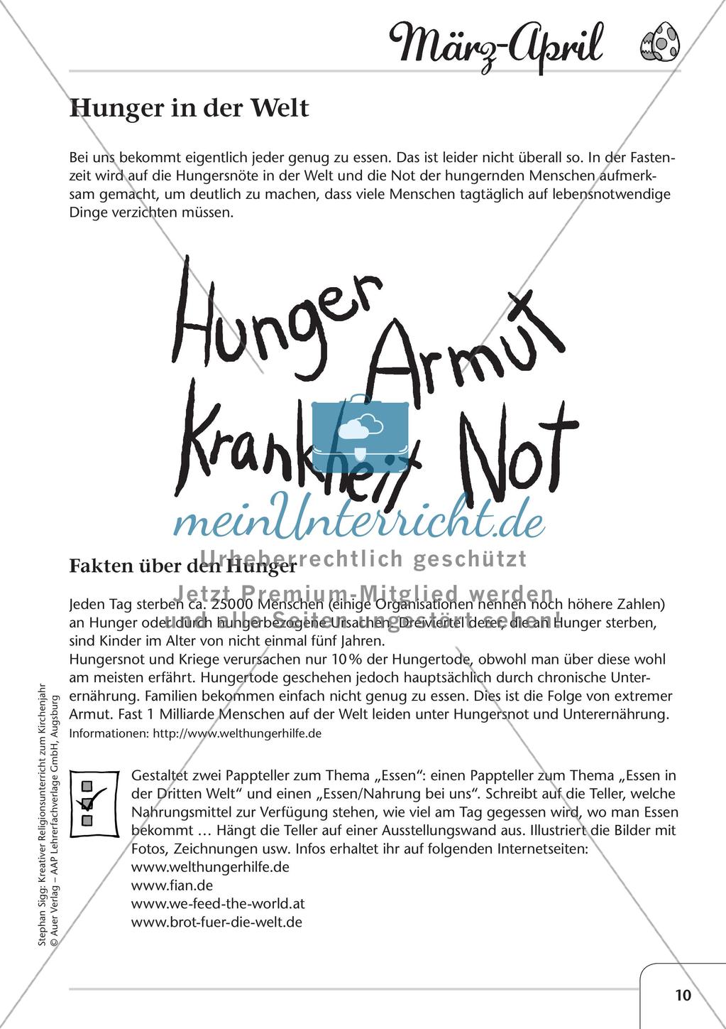 Das Kirchenjahr: Unterrichtsideen zu März bis April Preview 12