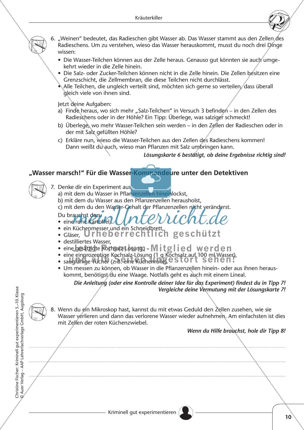 Experimente zur Diffusion und zur Osmose Preview 12