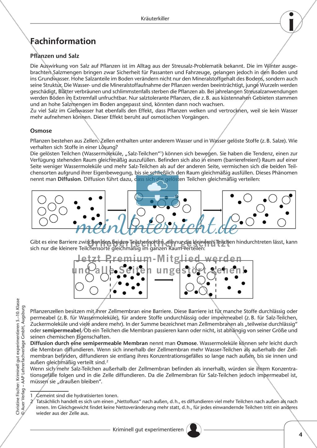 Experimente zur Diffusion und zur Osmose Preview 6