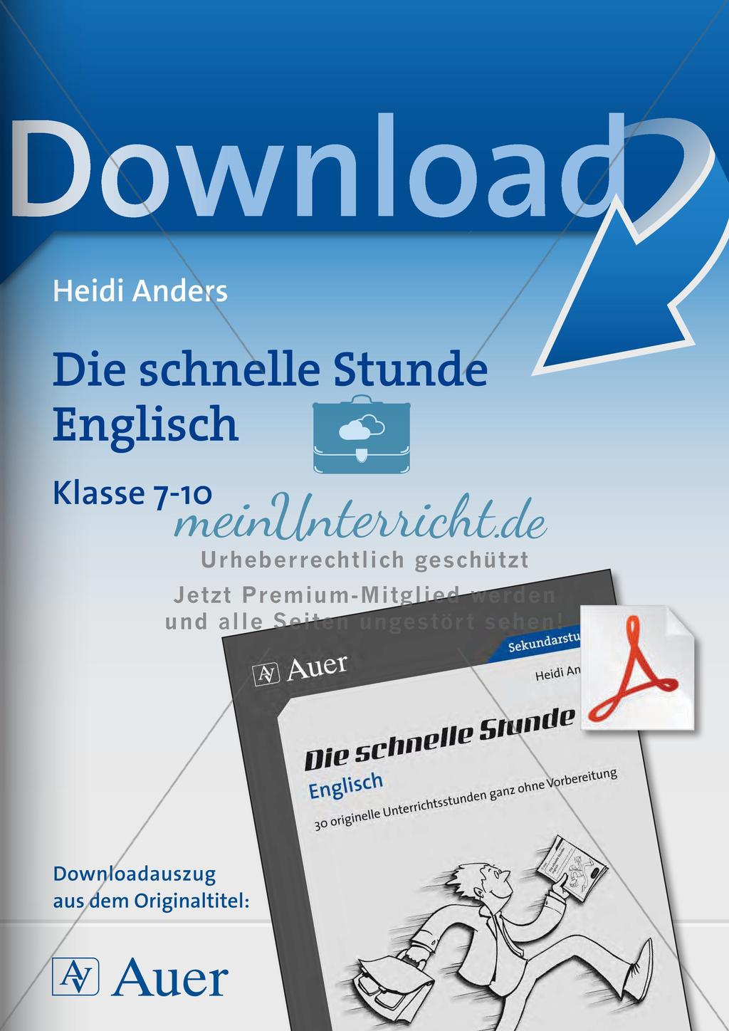 Die schnelle Stunde Englisch Preview 1