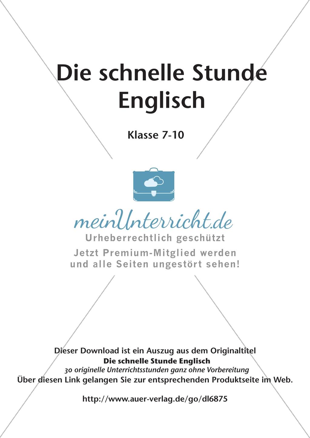 Die schnelle Stunde Englisch Preview 2