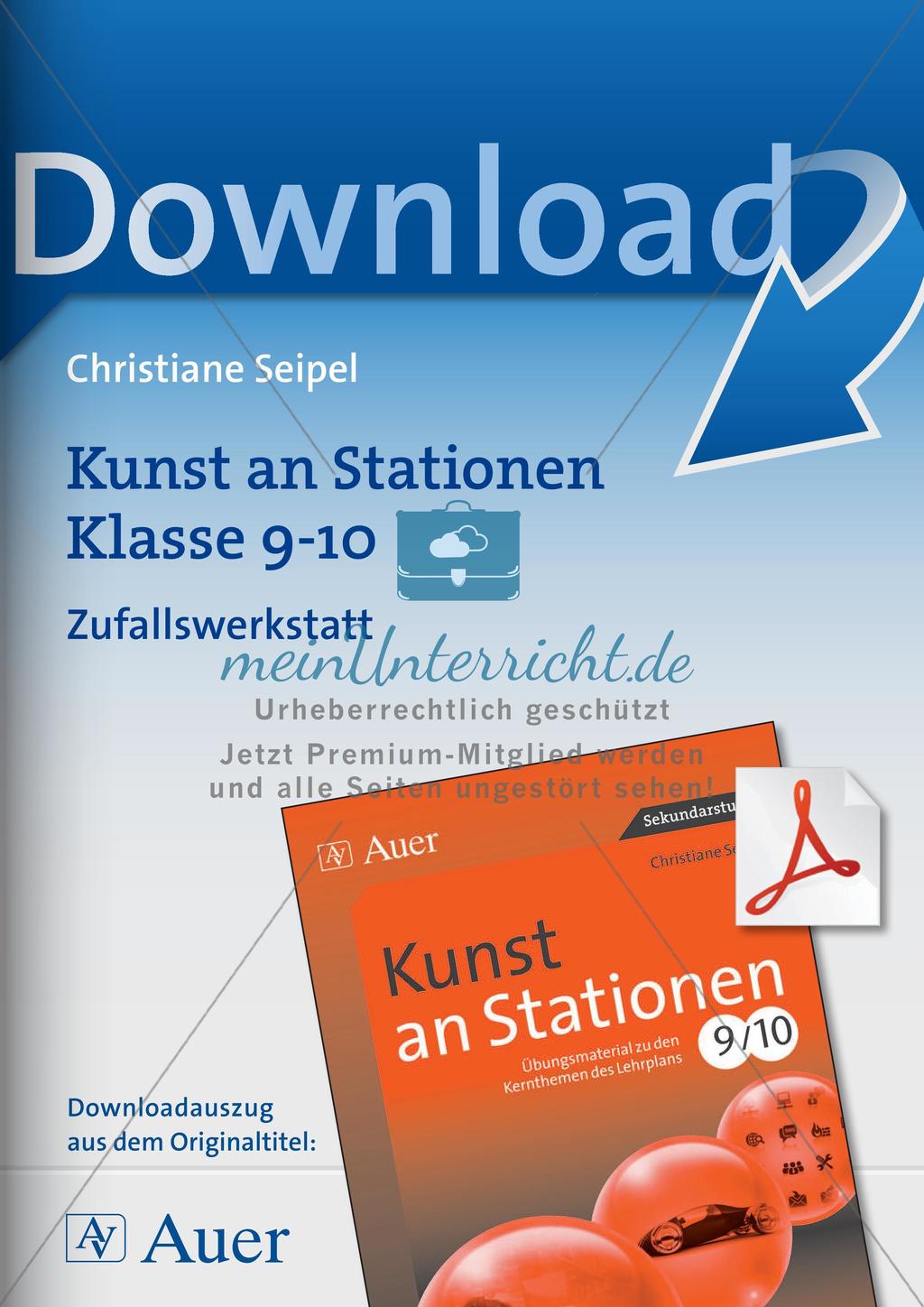 Experiment und Zufall im Flächigen Gestalten Preview 1