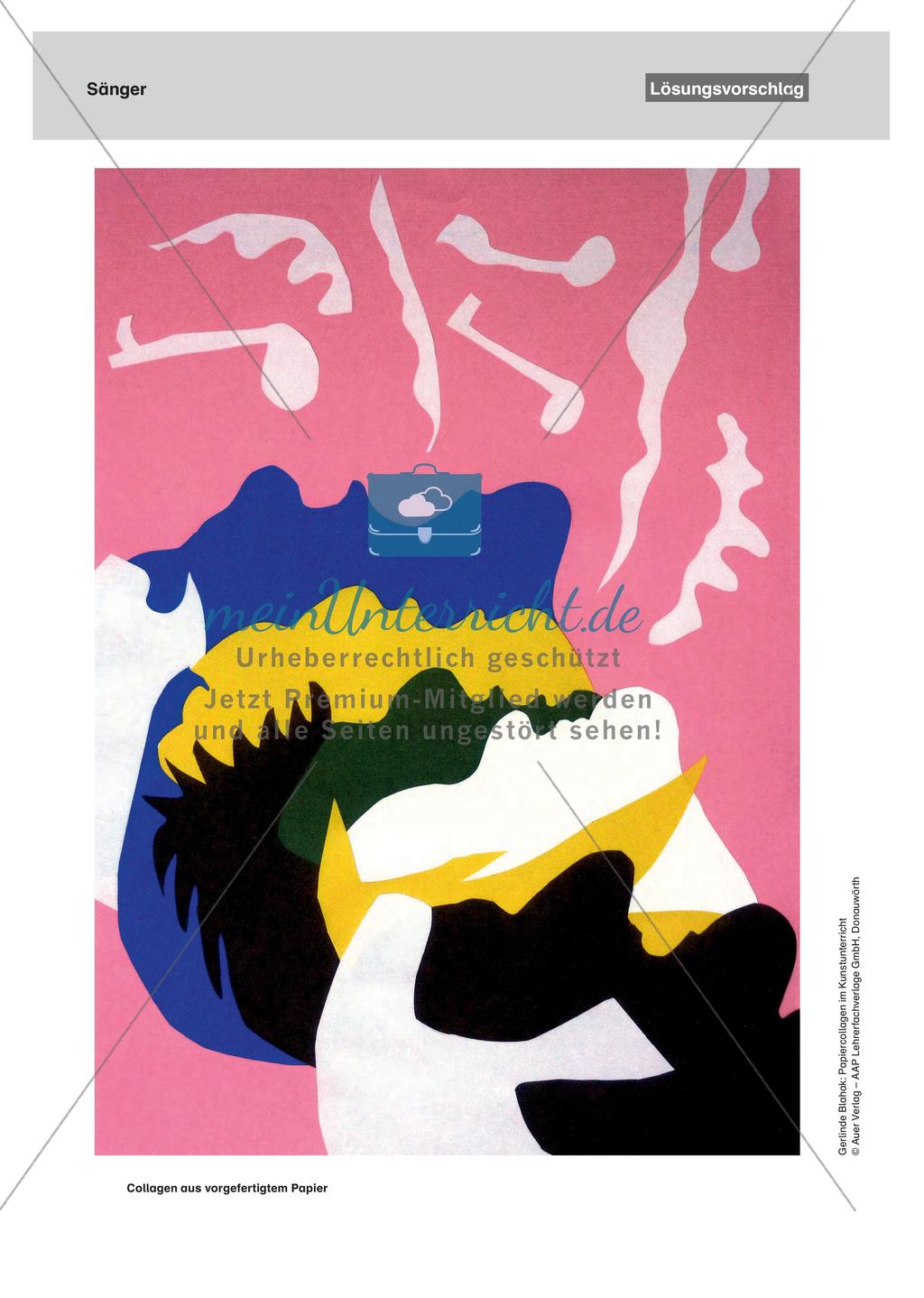 Collagen aus vorgefertigtem Papier: Gemeinschaftsarbeit und Plakat Preview 12