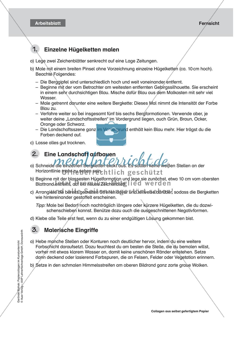 Collagen aus selbst gefertigtem Papier: Drucken und Malen Preview 9
