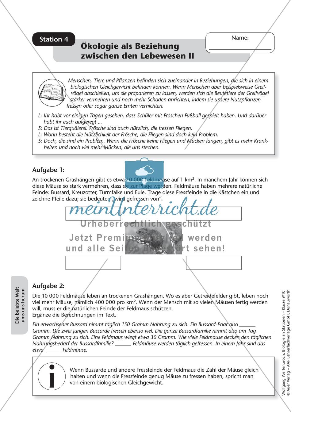 Stationsarbeit zum Thema