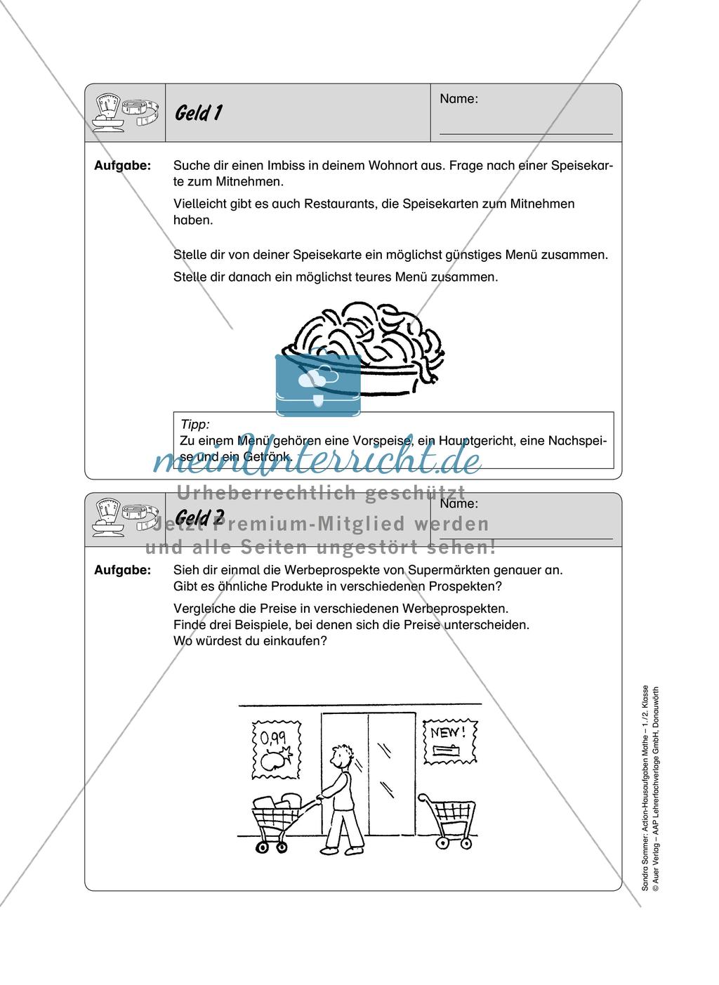 Action-Hausaufgaben - Größen Preview 8