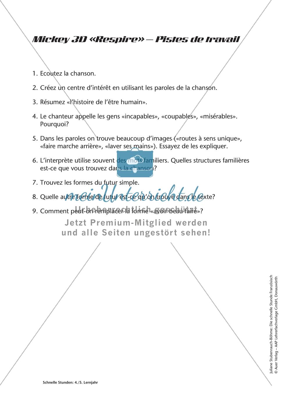 Die schnelle Stunde Französisch - Spiele und Unterrichtsideen ab dem 4. Lernjahr Preview 5