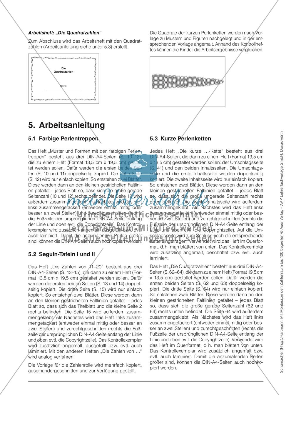 Zahlenraum bis 100 mit Seguin-Tafeln Preview 5