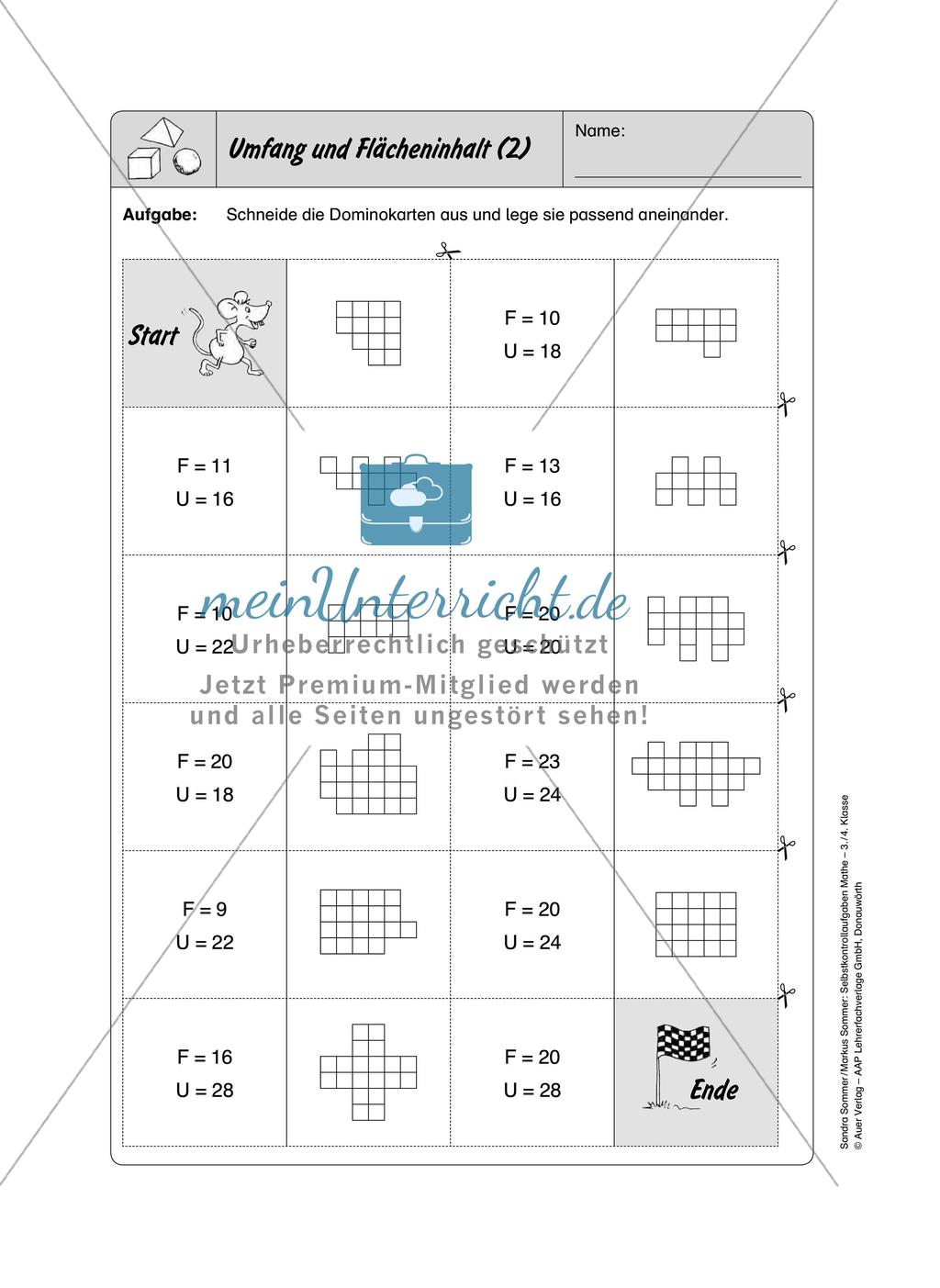 Selbstkontrollaufgaben Mathematik - Raum und Form Preview 15