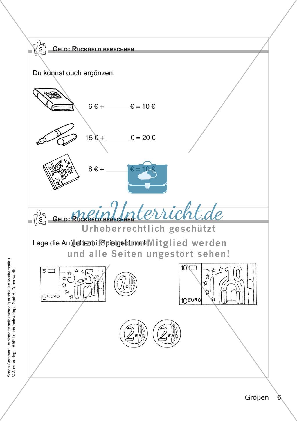 Lerninhalte selbstständig erarbeiten - Größen Preview 8