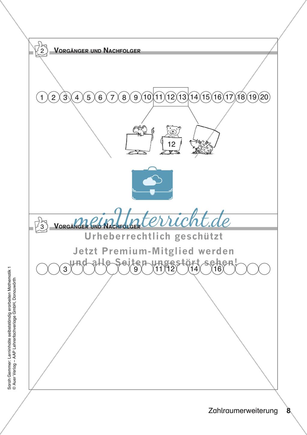 Lerninhalte selbstständig erarbeiten - Zahlraumerweiterung Preview 10