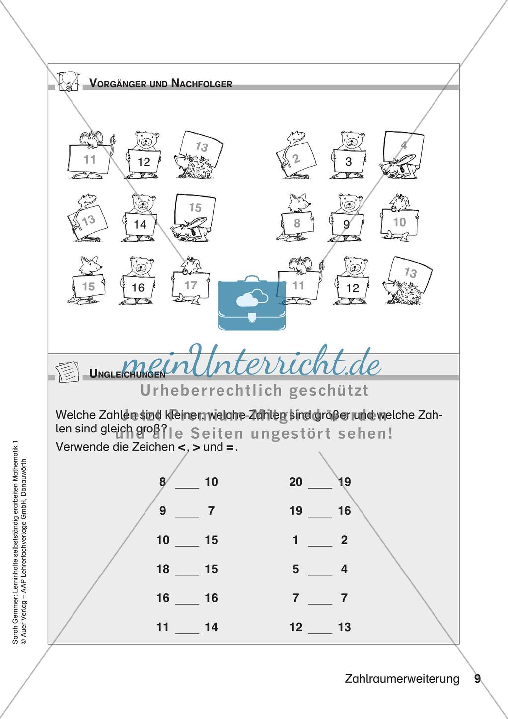 Lerninhalte selbstständig erarbeiten - Zahlraumerweiterung Preview 11