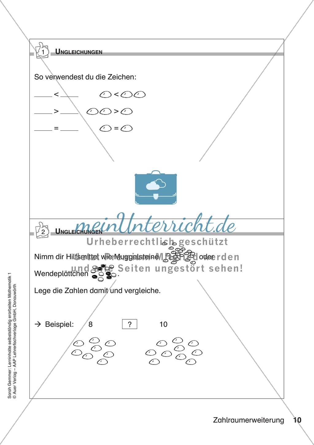Lerninhalte selbstständig erarbeiten - Zahlraumerweiterung Preview 12