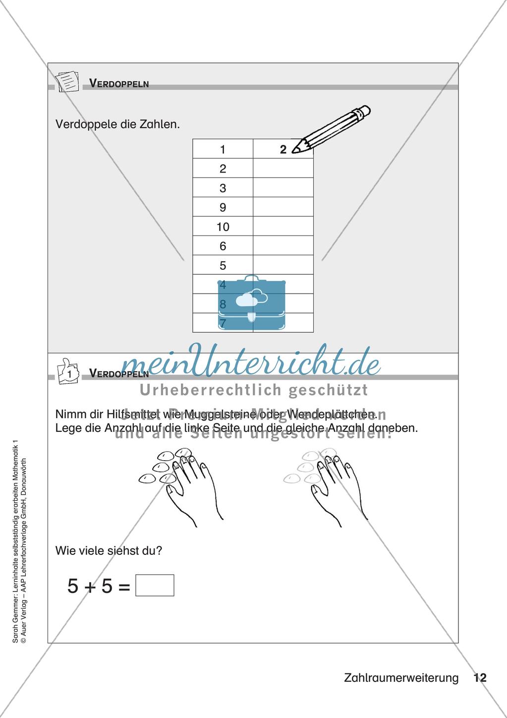 Lerninhalte selbstständig erarbeiten - Zahlraumerweiterung Preview 14