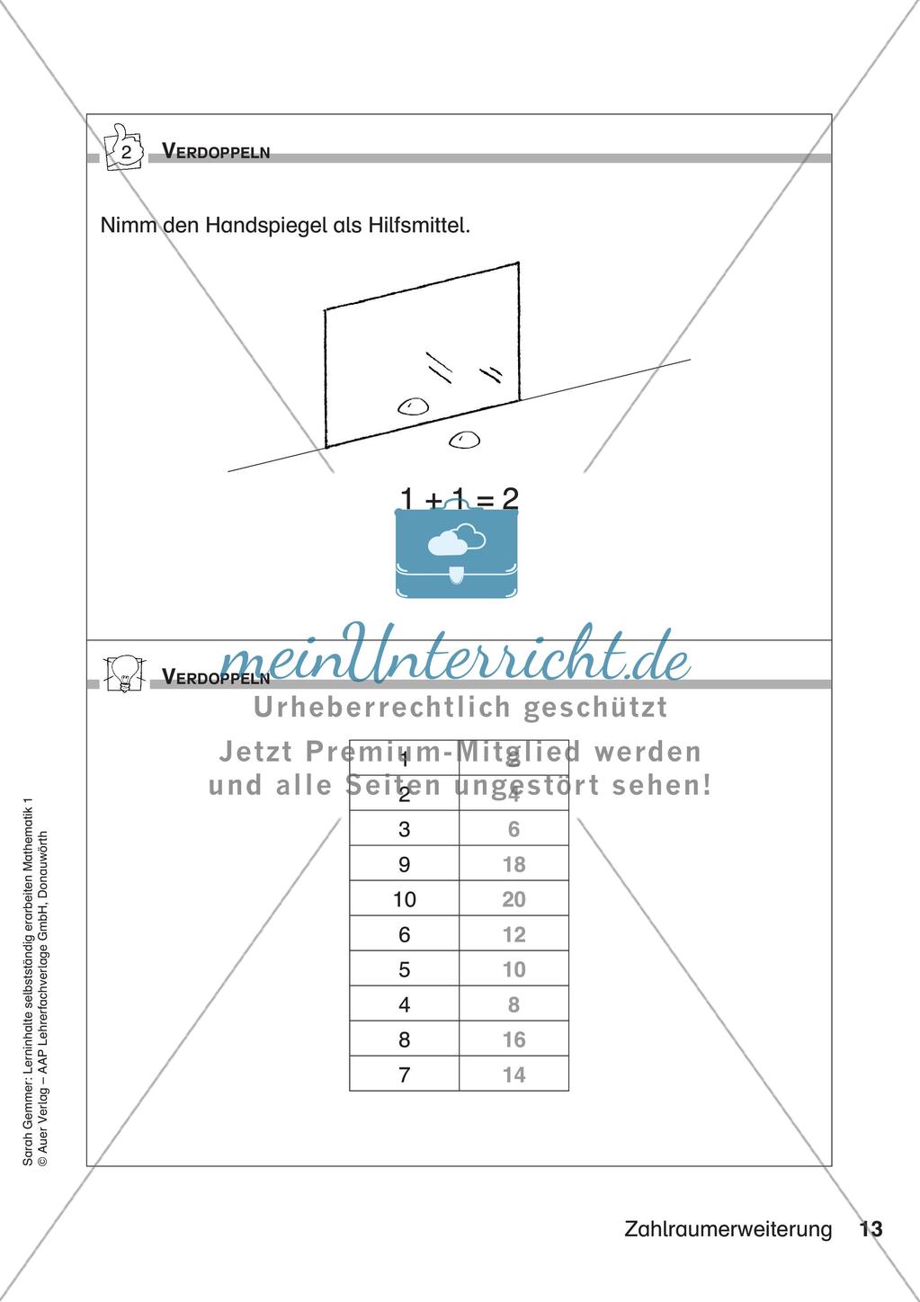 Lerninhalte selbstständig erarbeiten - Zahlraumerweiterung Preview 15
