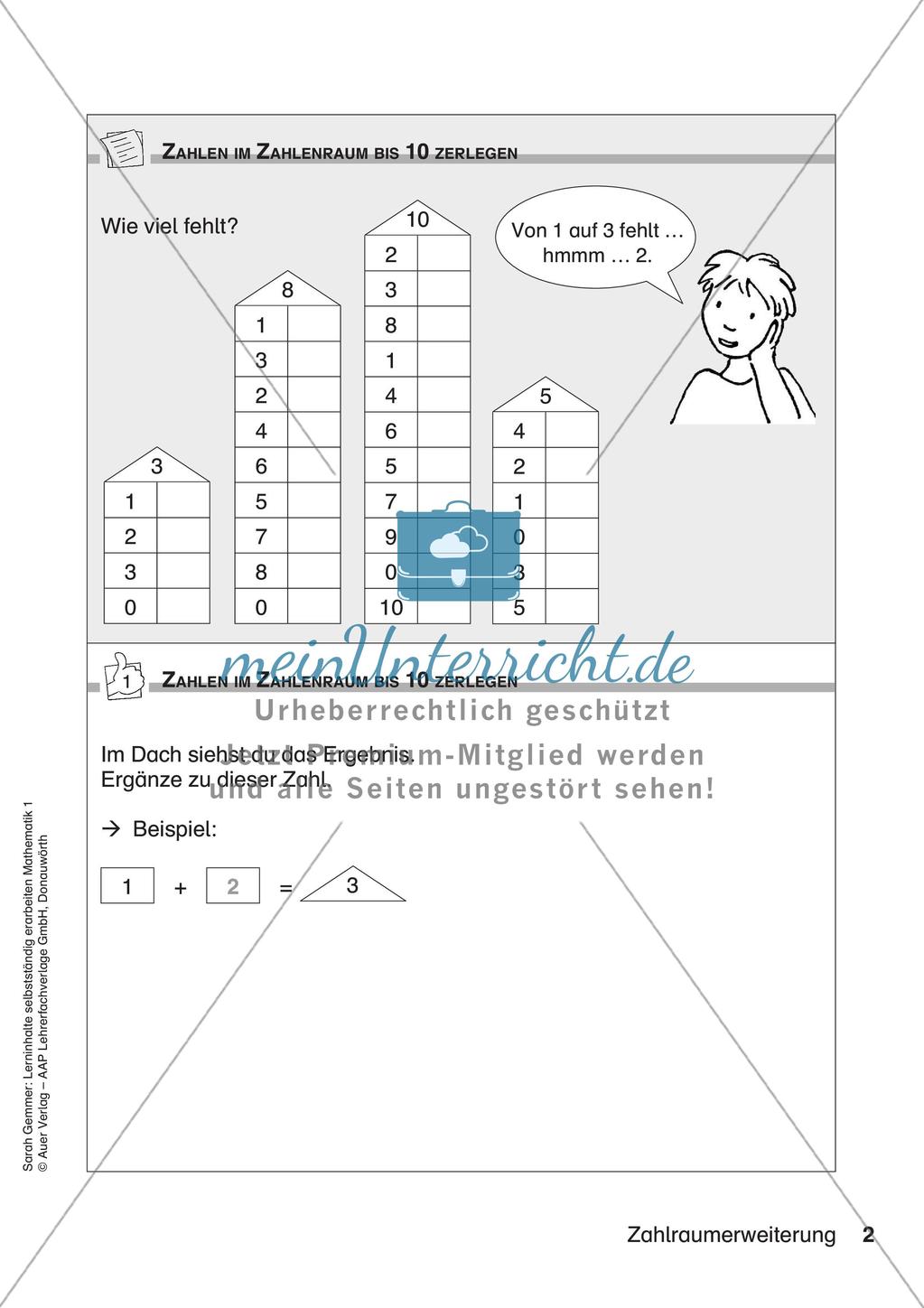 Lerninhalte selbstständig erarbeiten - Zahlraumerweiterung Preview 4