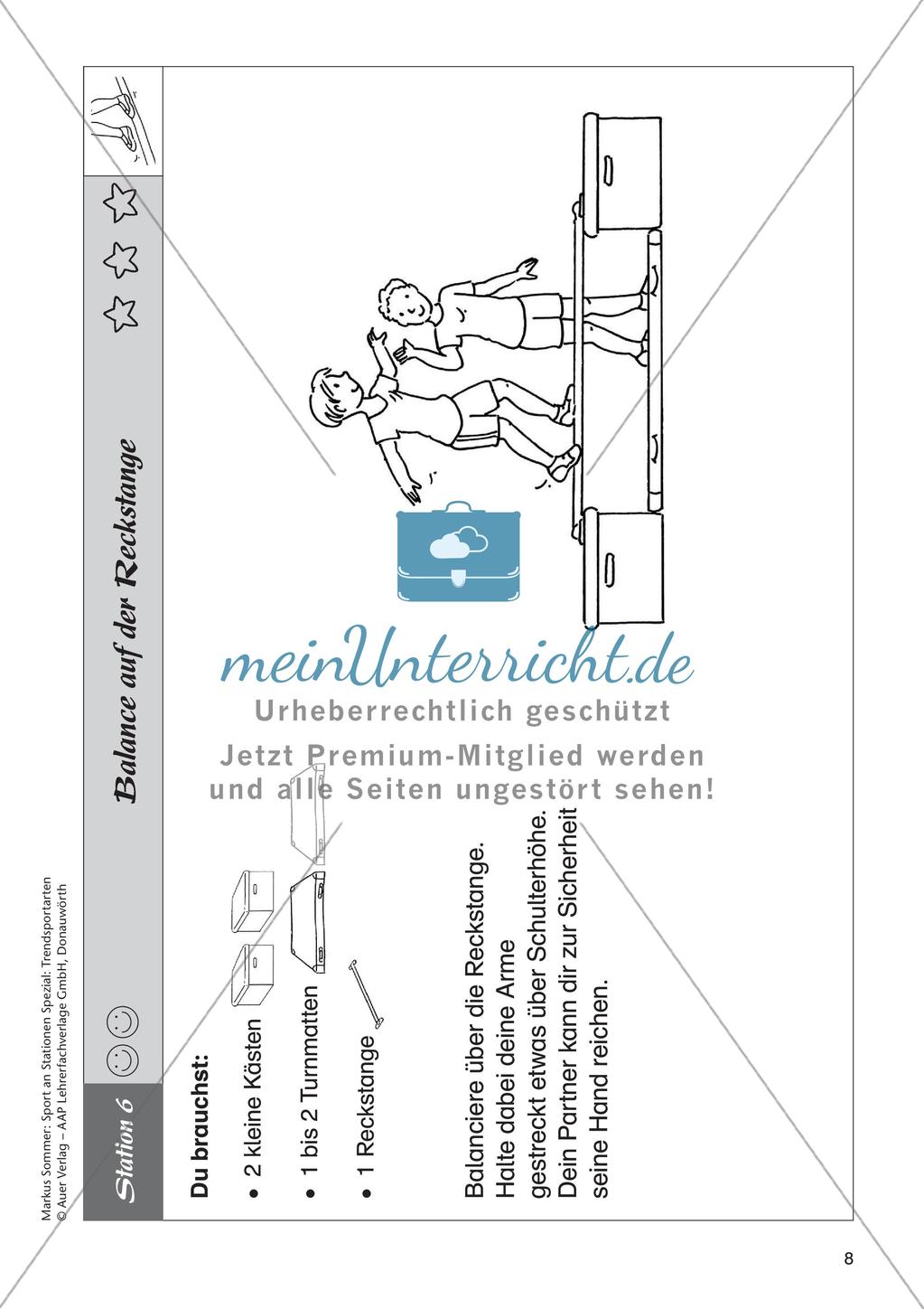 Sport an Stationen - Slacklining Preview 10