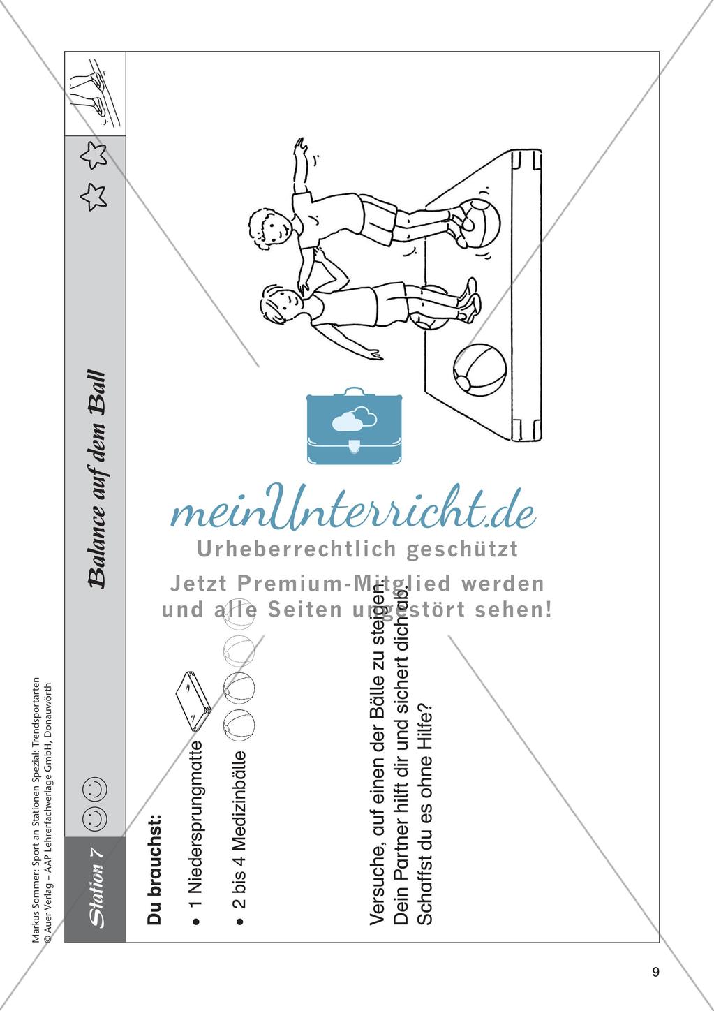 Sport an Stationen - Slacklining Preview 11