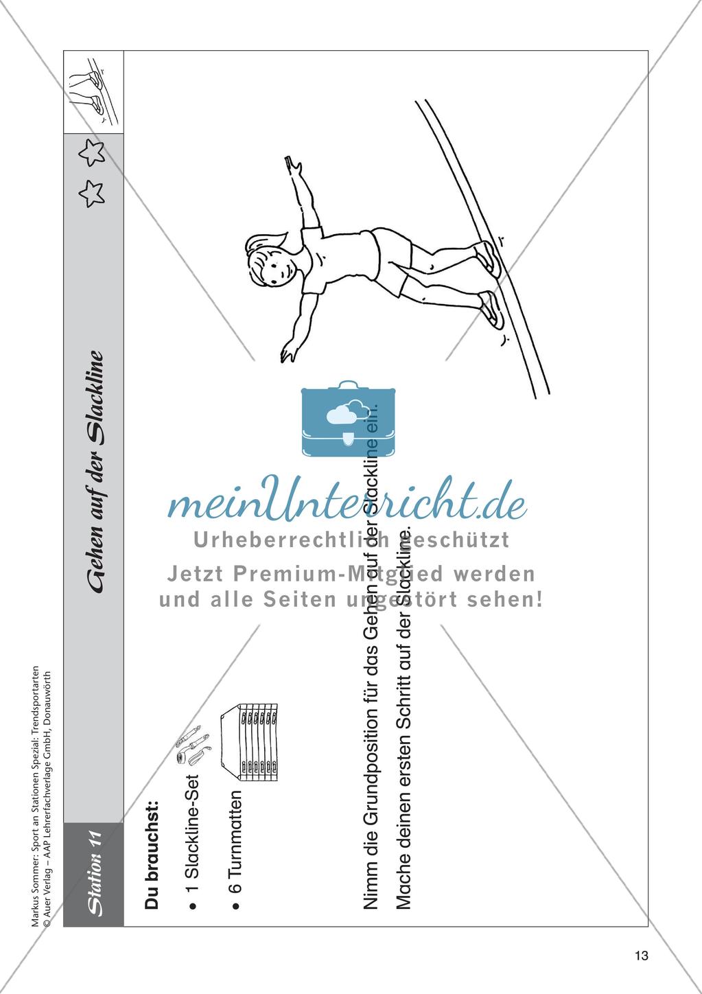 Sport an Stationen - Slacklining Preview 15