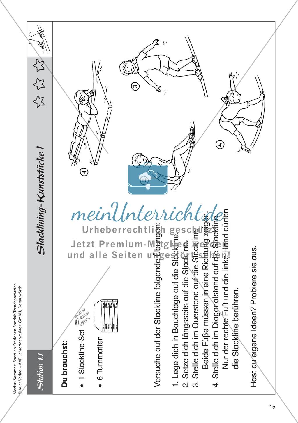 Sport an Stationen - Slacklining Preview 17