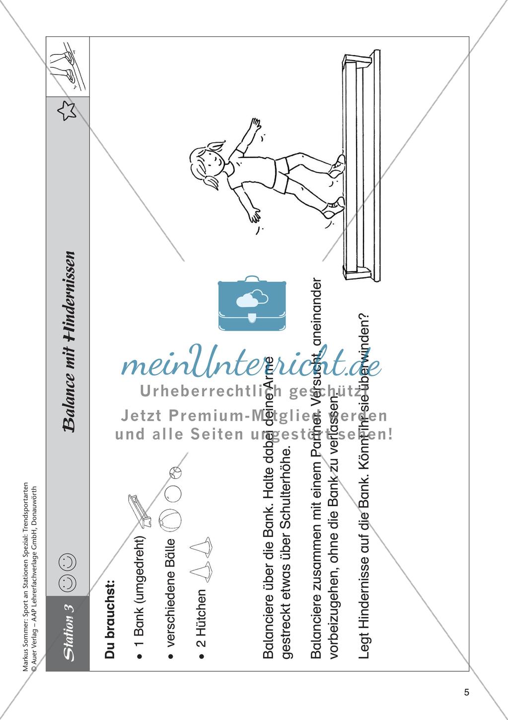 Sport an Stationen - Slacklining Preview 7