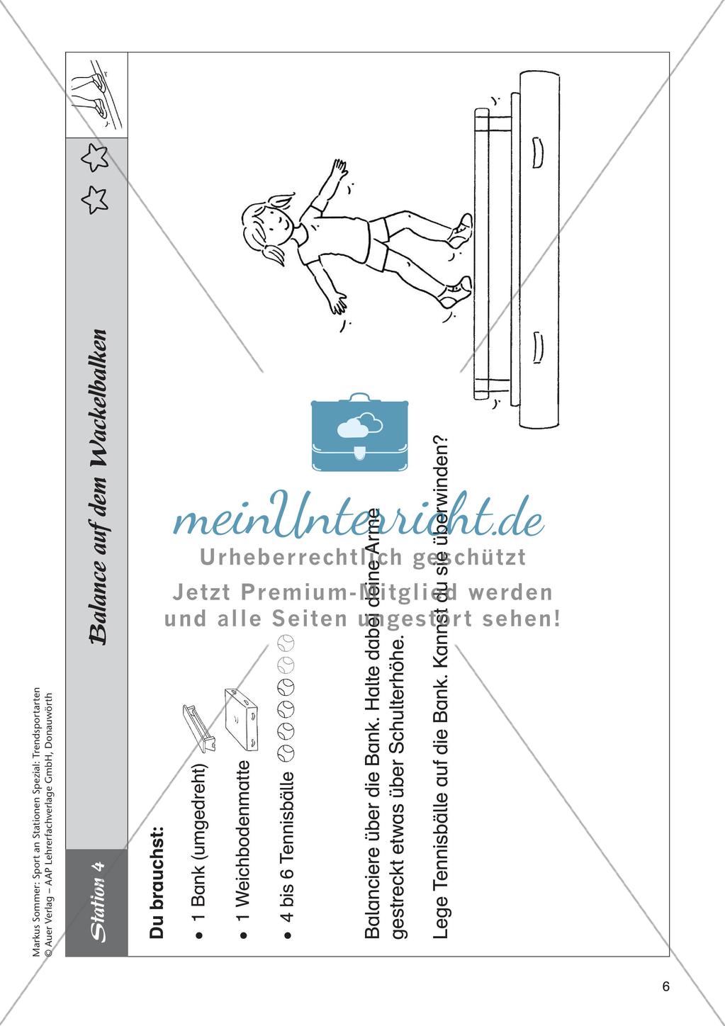 Sport an Stationen - Slacklining Preview 8