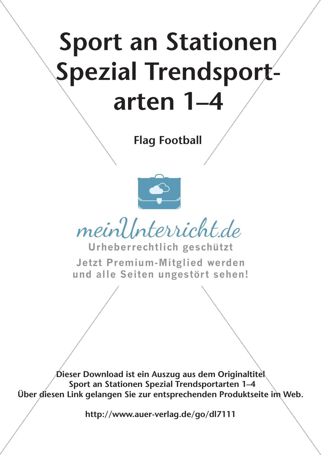 Sport an Stationen - Flag Football Preview 2