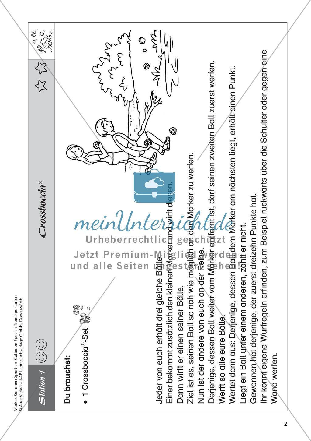 Sport an Stationen Spezial - Crossboccia, Crossgolf, Discogolf, Fußballgolf Preview 4