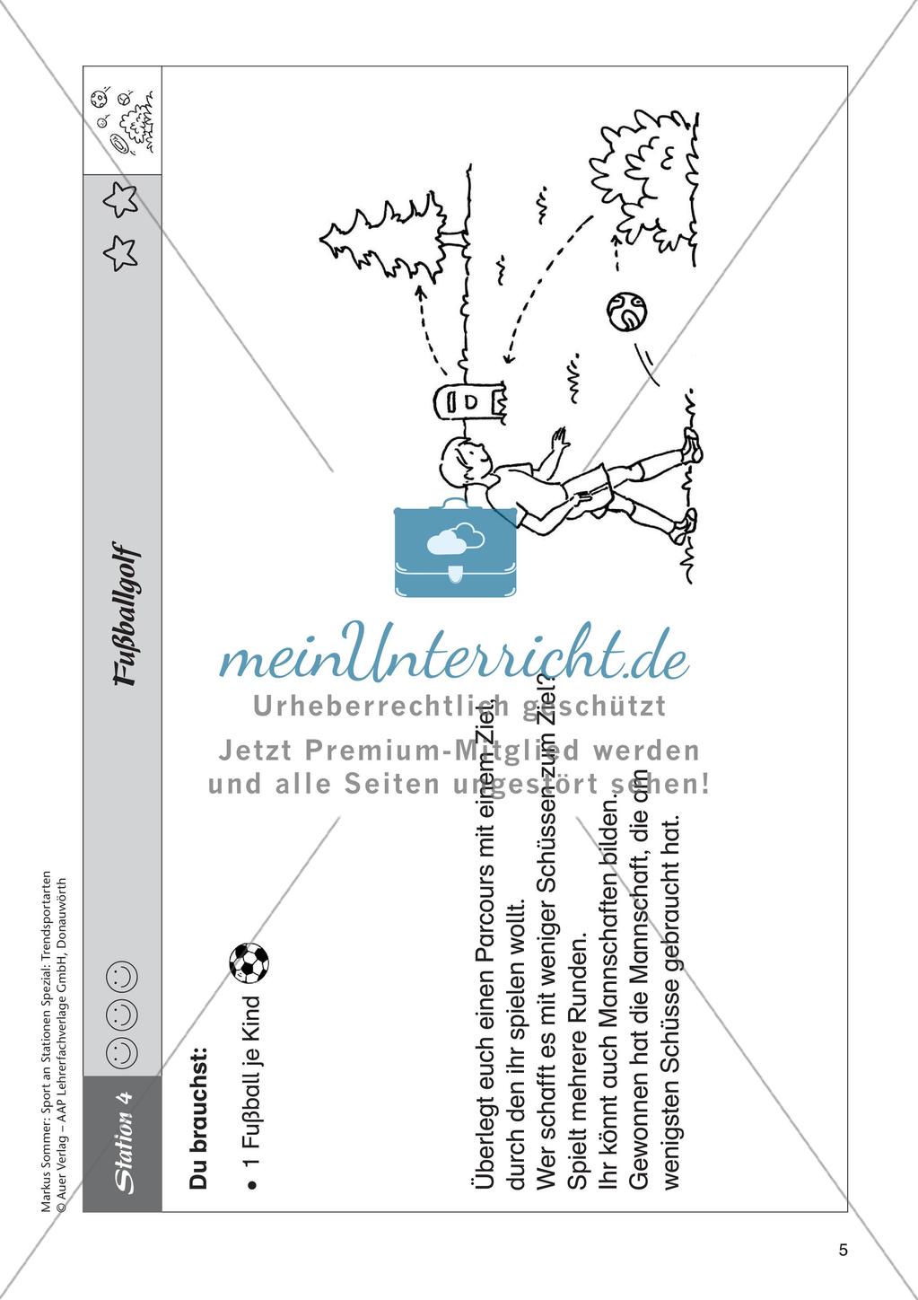 Sport an Stationen Spezial - Crossboccia, Crossgolf, Discogolf, Fußballgolf Preview 7
