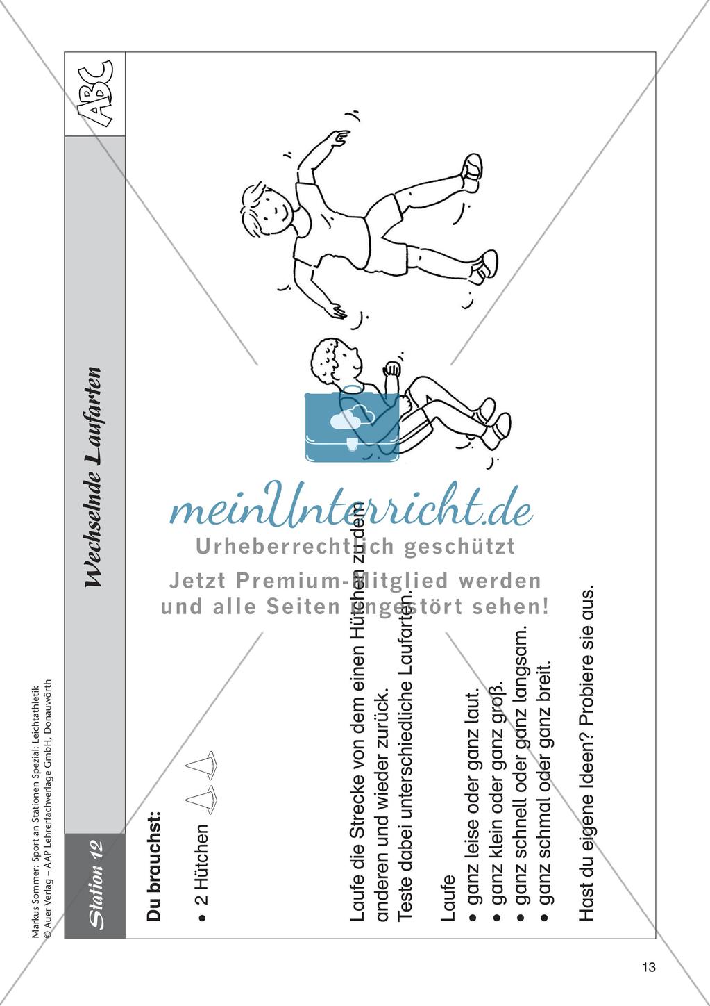 Sport an Stationen - Lauf-Abc Preview 15