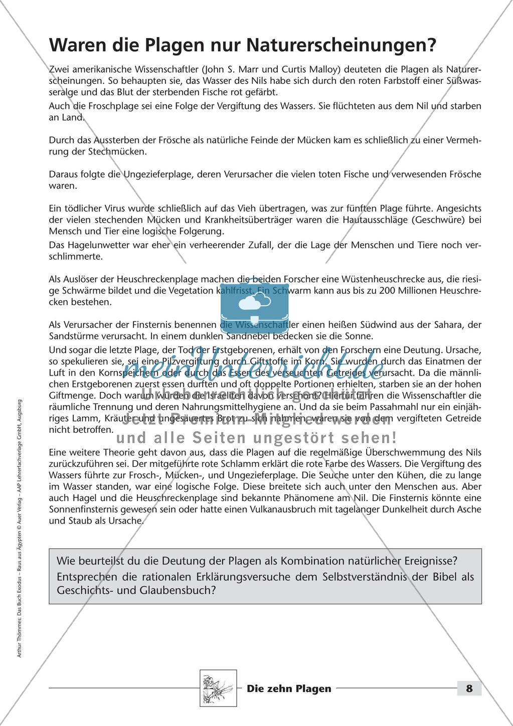 Das Buch Exodus - Die zehn Plagen Preview 10
