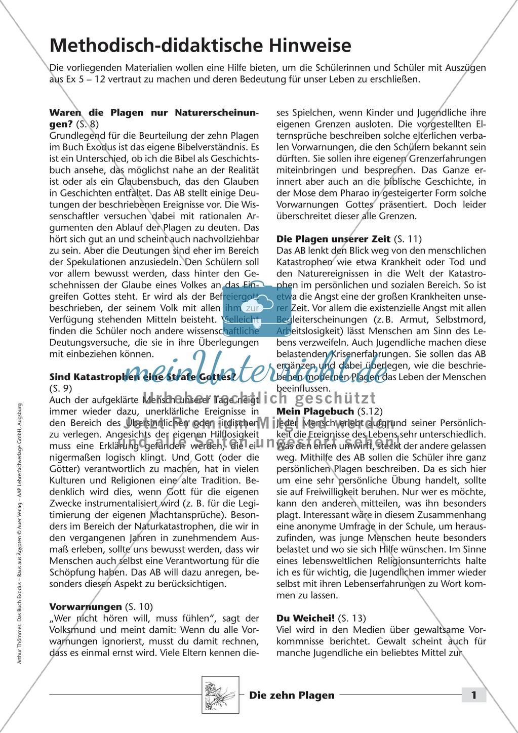 Das Buch Exodus - Die zehn Plagen Preview 3